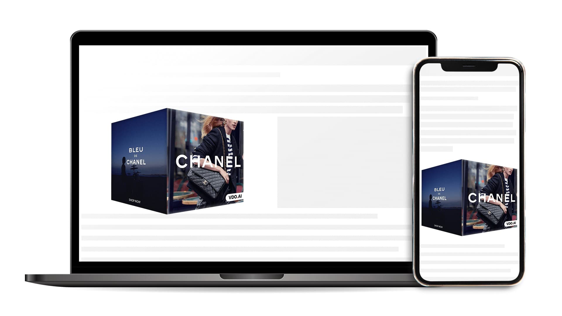 Unleashing Captivating Interactions: Chanel Leverages VDO.AI's 3D Impact for Enhanced User Engagement and Brand Visibility
