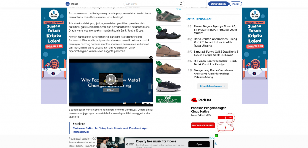 Detik.com - VDO.AI Publisher