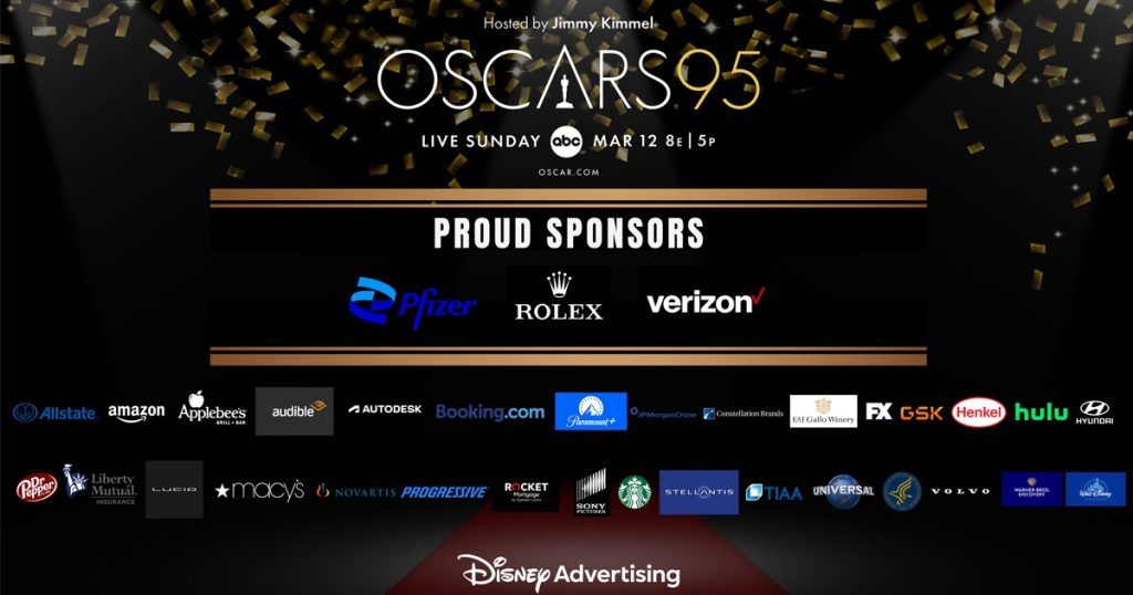 Brands that sponsored Oscars 2023