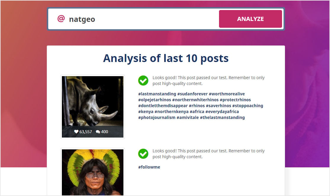 Shadowban Tester Examines Your Last 10 Posts