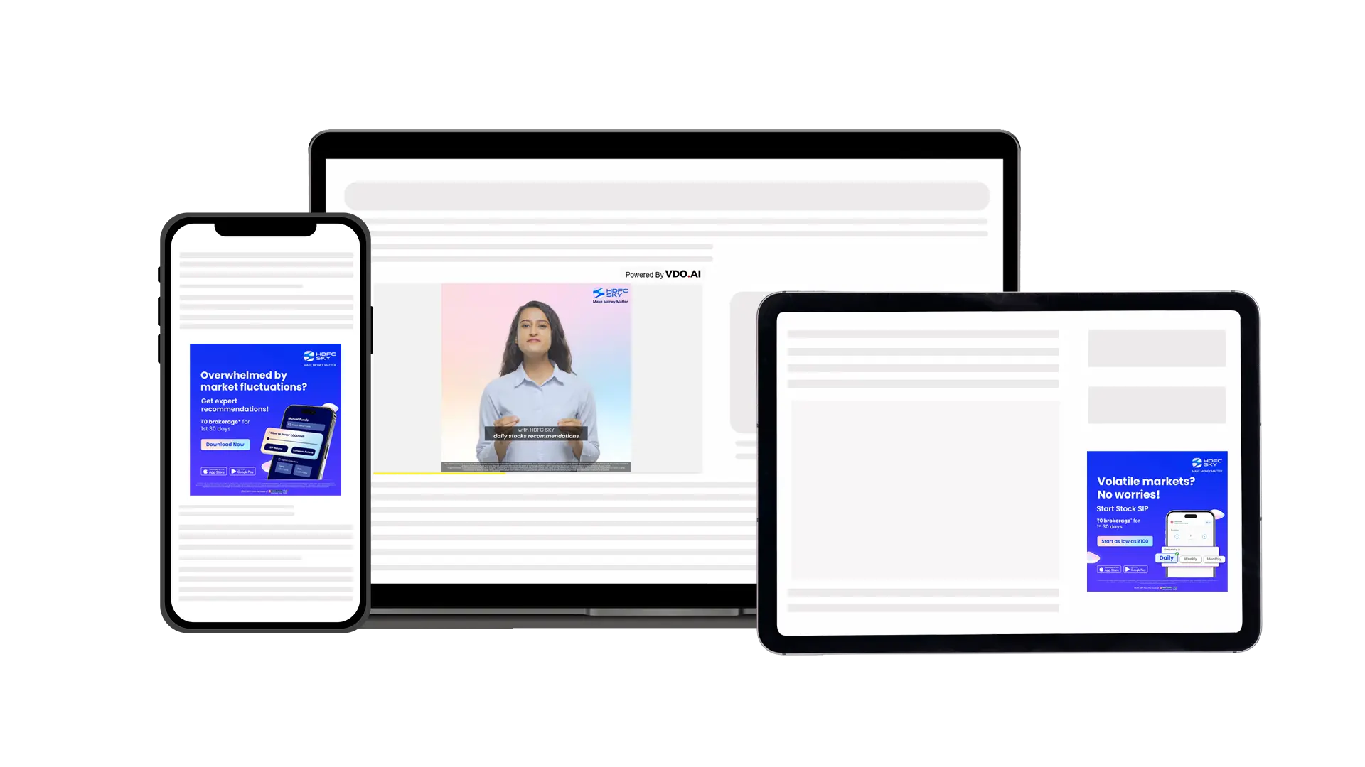 HDFC Sky Captures Investor Attention with VDO.AI’s Smart Ad Strategy